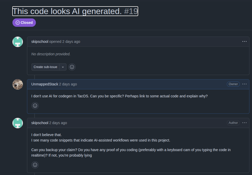 A screenshot of the second issue